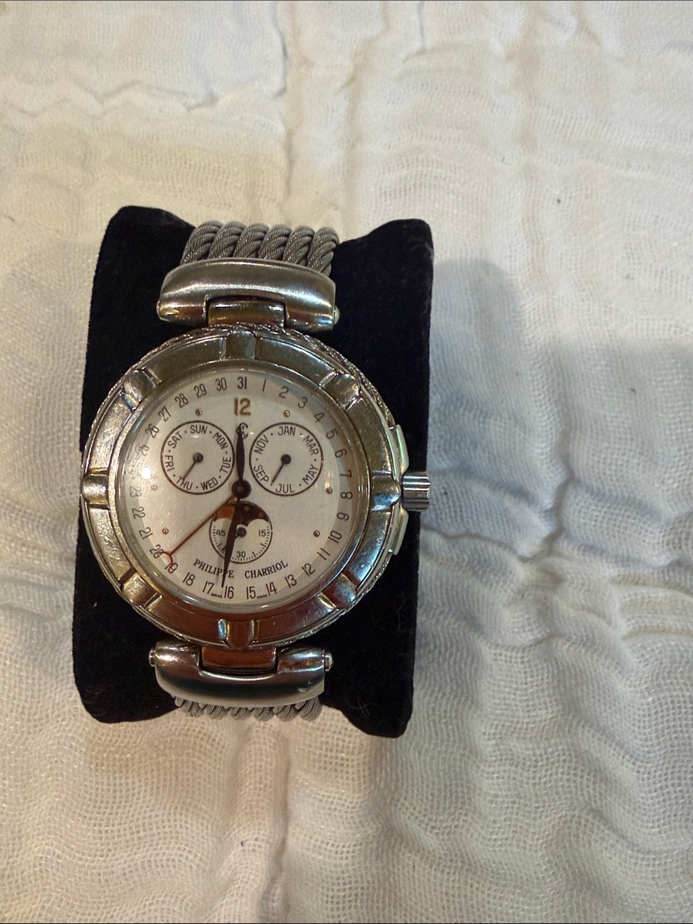 Vintage Silver Philippe Charriol Men's watch